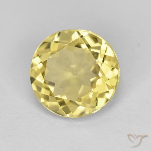 9,17 ctw natürlicher Helles Gold-Gelb Goldener Beryll, Runden, VVS-VS