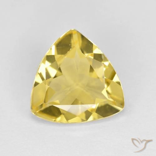 1.83ct Natürlicher Toskana Gelb Goldener Beryll, Trillion, VS