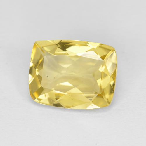1,87 ctw natürlicher gelber Goldberyll, Kissenschliff, VS