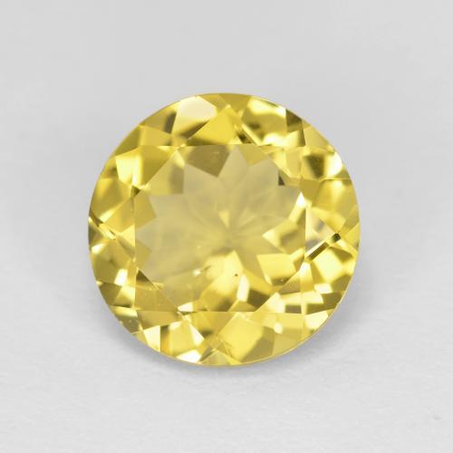 2,21 ctw natürlicher gelber Goldberyll, Rundschliff, VS