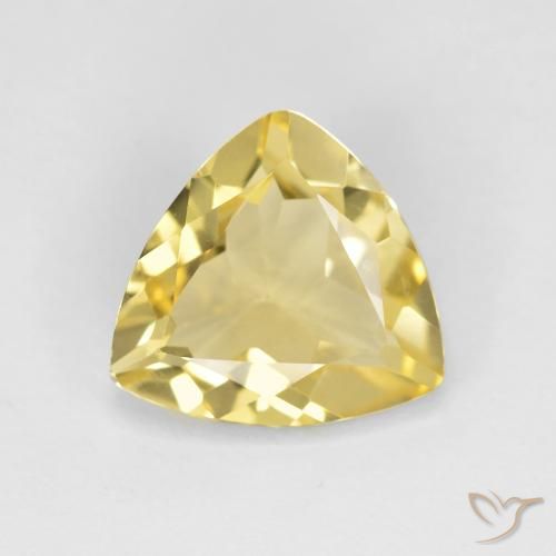 1,72 ctw natürlicher gelber Goldberyll, Trillion, VS