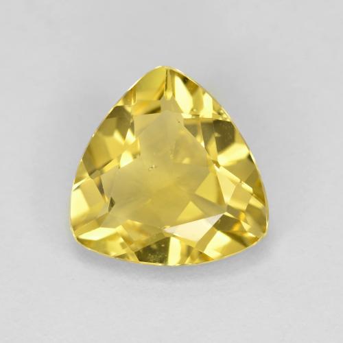 1,82 ctw natürlicher gelber Goldberyll, Trillion, VS