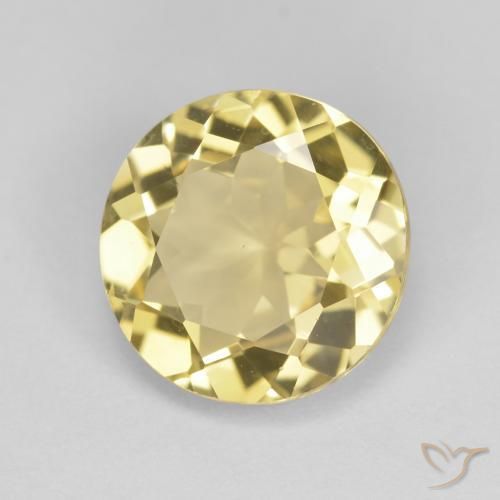 9,17 ctw natürlicher Helles Gold-Gelb Goldener Beryll, Runden, VVS