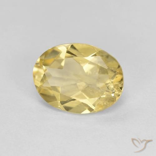 9,17 ctw natürlicher Hell Gold Goldener Beryll, Oval, VS