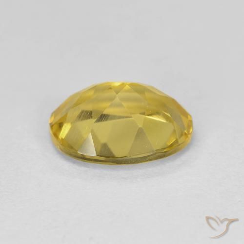 9,17 ctw natürlicher Mittelgelb Goldener Beryll, Oval, VS