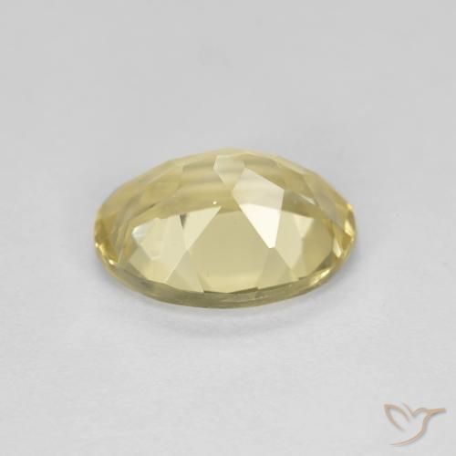 9,17 ctw natürlicher Helles Erdgelb Goldener Beryll, Oval, VVS