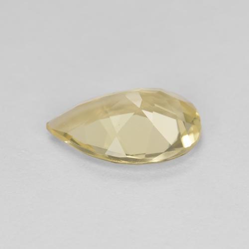 1,42 ctw natürlicher gelber Goldberyll, Birnenform, VS