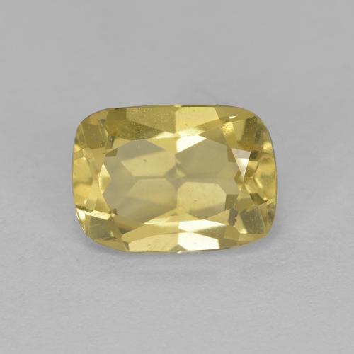 1,28 ctw natürlicher goldener Goldberyll, Kissenschliff, VVS