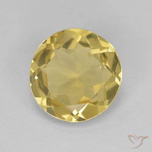 9,17 ctw natürlicher Gold-gelb Goldener Beryll, Runden, VVS