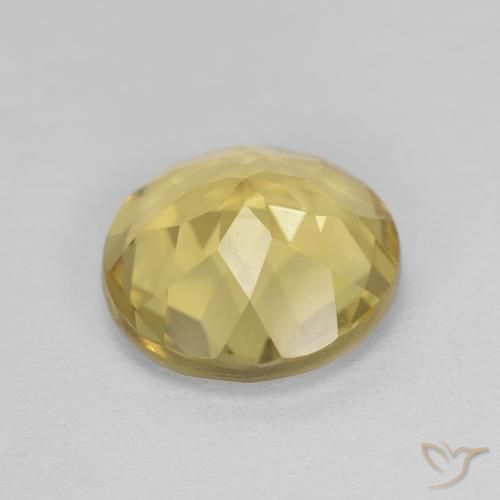 9,17 ctw natürlicher Gold-gelb Goldener Beryll, Runden, VVS