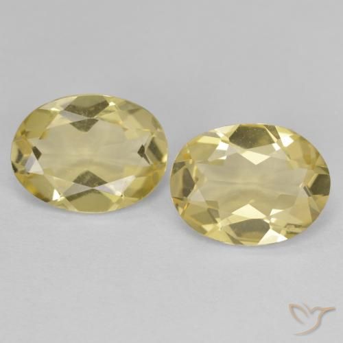 2.89ctw Natürlicher Mittelgelb Goldener Beryll, Oval, VVS-VS