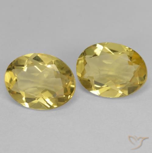 3.26 ct natürliche hellgelb Goldener Beryll-Edelsteine, Oval, VS