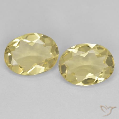 2.61ctw Natürlicher Dijon Gelb Goldener Beryll, Oval, VVS-VS
