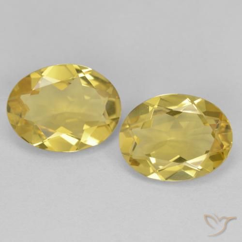 3.08ctw Natürlicher Hell Gold Goldener Beryll, Oval, VS