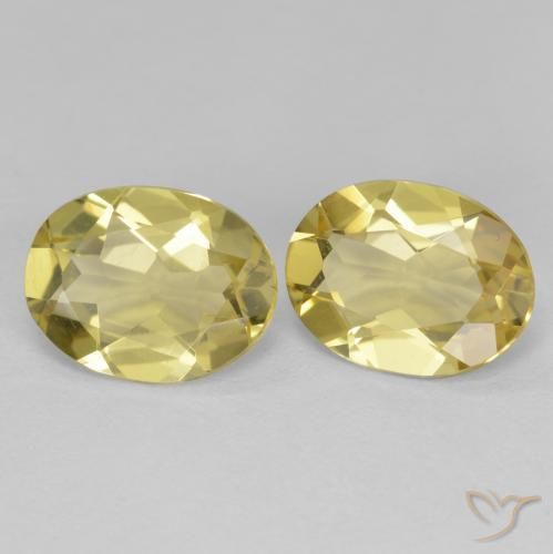 2.79 ct natürliche Hell Gold Goldener Beryll-Edelsteine, Oval, VVS-VS