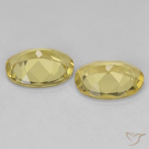 2.79 ct natürliche Hell Gold Goldener Beryll-Edelsteine, Oval, VVS-VS