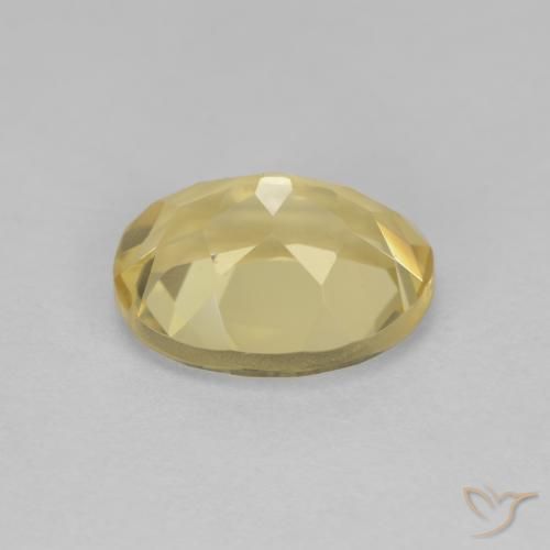 9,17 ctw natürlicher hellgelb Goldener Beryll, Oval, VVS-VS