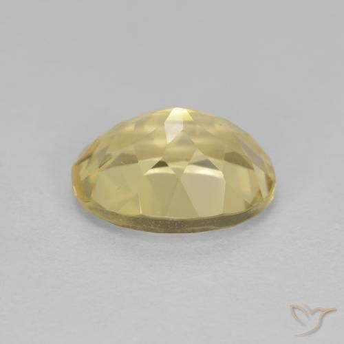 9,17 ctw natürlicher hellgelb Goldener Beryll, Oval, VVS-VS