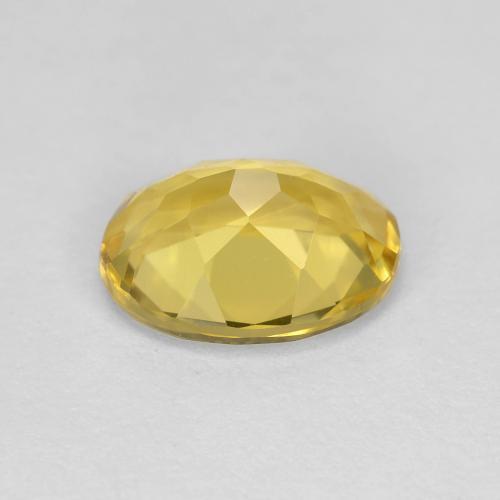 1,73 ctw natürlicher gelber Goldberyll, Oval Schliff, VS
