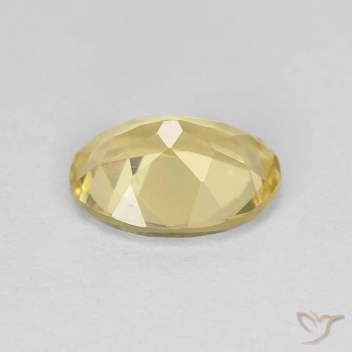 9,17 ctw natürlicher Mittelhelles Gelb Goldener Beryll, Oval, VS
