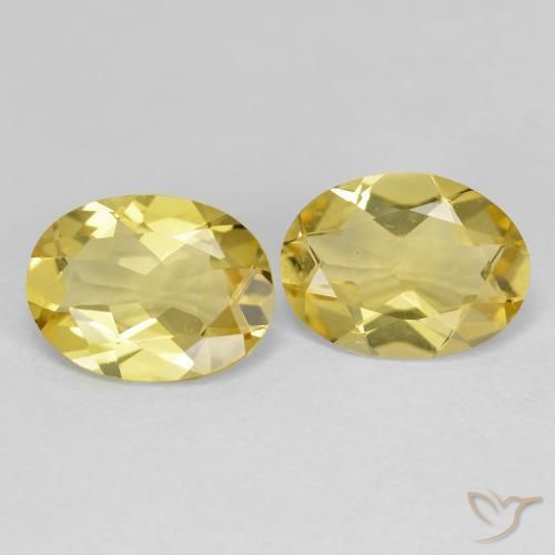2.77 ct natürliche Dijon Gelb Goldener Beryll-Edelsteine, Oval, VVS-VS