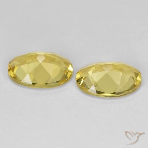2.77 ct natürliche Dijon Gelb Goldener Beryll-Edelsteine, Oval, VVS-VS