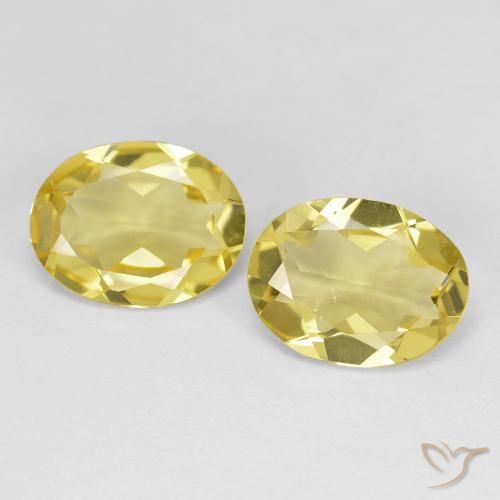 2.68ctw Natürlicher Dijon Gelb Goldener Beryll, Oval, VVS-VS