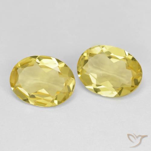 2.68 ct natürliche Dijon Gelb Goldener Beryll-Edelsteine, Oval, VVS-VS