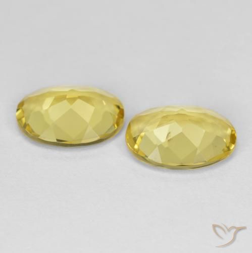 2.68 ct natürliche Dijon Gelb Goldener Beryll-Edelsteine, Oval, VVS-VS