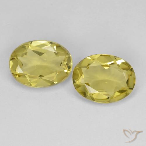 2.90ctw Natürlicher Dijon Gelb Goldener Beryll, Oval, VS