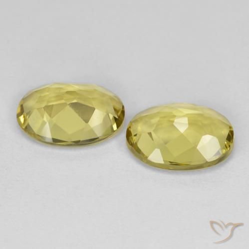 2.90 ct natürliche Dijon Gelb Goldener Beryll-Edelsteine, Oval, VS