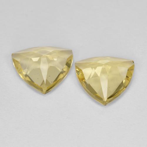 2.25 ct natürliche Hell Gold Goldener Beryll-Edelsteine, Trillion, VS