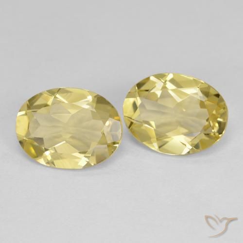 3.16 ct natürliche Senfgelb Goldener Beryll-Edelsteine, Oval, VS