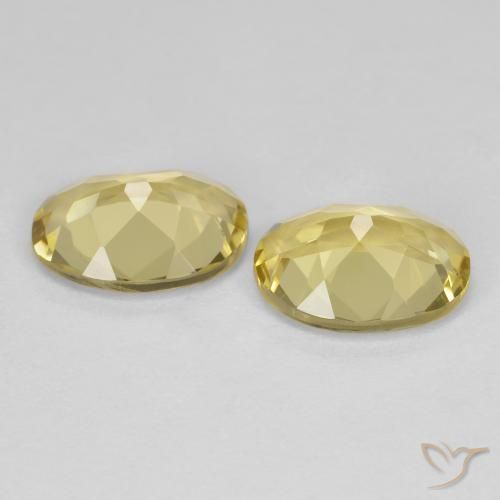 3.16 ct natürliche Senfgelb Goldener Beryll-Edelsteine, Oval, VS