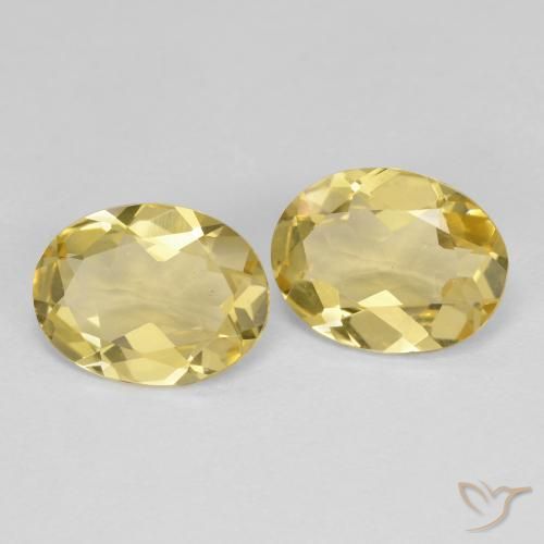 2.67 ct natürliche hellgelb Goldener Beryll-Edelsteine, Oval, VS