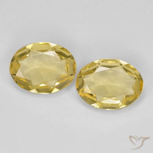 2.96ctw Natürlicher Hell Gold Goldener Beryll, Oval, VVS-VS