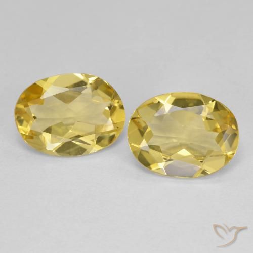 2.98 ct natürliche Hell Gold Goldener Beryll-Edelsteine, Oval, VVS-VS