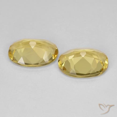2.98 ct natürliche Hell Gold Goldener Beryll-Edelsteine, Oval, VVS-VS