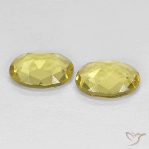 1.90 ct natürliche Mittelgelb Goldener Beryll-Edelsteine, Oval, VS