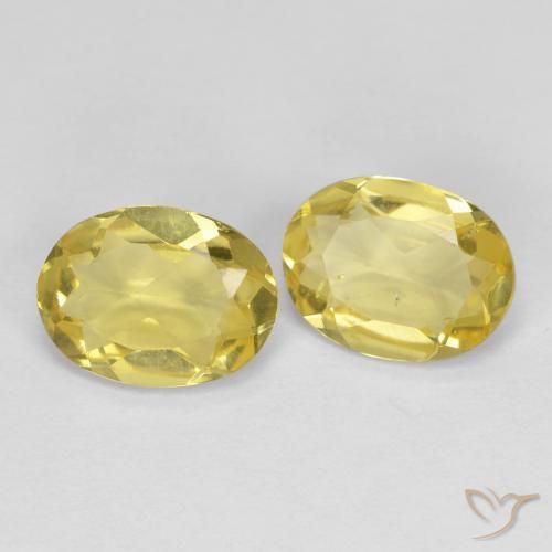1.92 ct natürliche Mittelhelles Gelb Goldener Beryll-Edelsteine, Oval, VS
