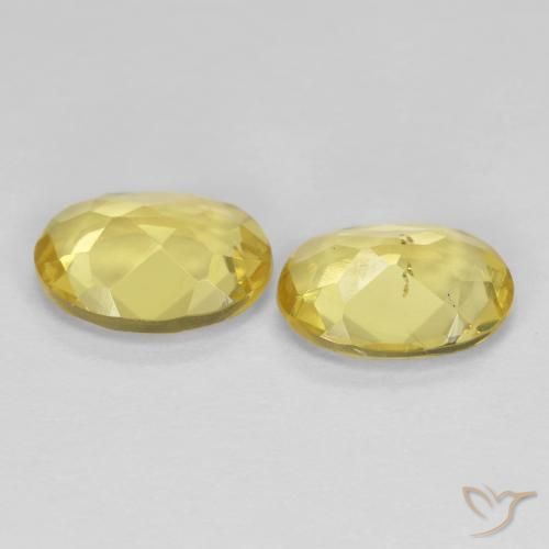 1.92 ct natürliche Mittelhelles Gelb Goldener Beryll-Edelsteine, Oval, VS