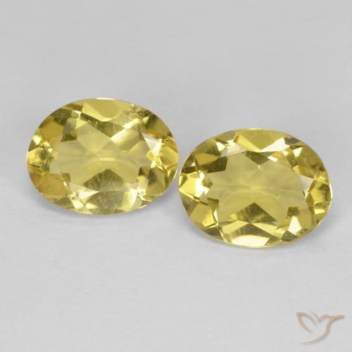 2.06ctw Natürlicher Toskana Gelb Goldener Beryll, Oval, VS