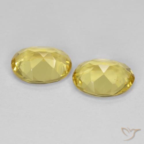 2.06 ct natürliche Toskana Gelb Goldener Beryll-Edelsteine, Oval, VS