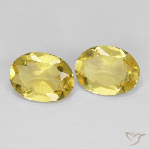 2.16 ct natürliche Toskana Gelb Goldener Beryll-Edelsteine, Oval, VS