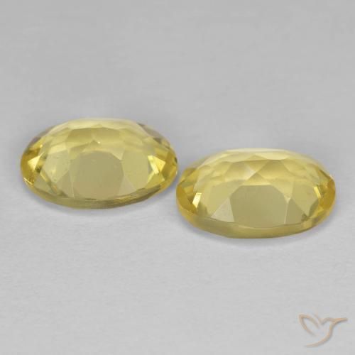 2.22 ct natürliche Dijon Gelb Goldener Beryll-Edelsteine, Oval, VS