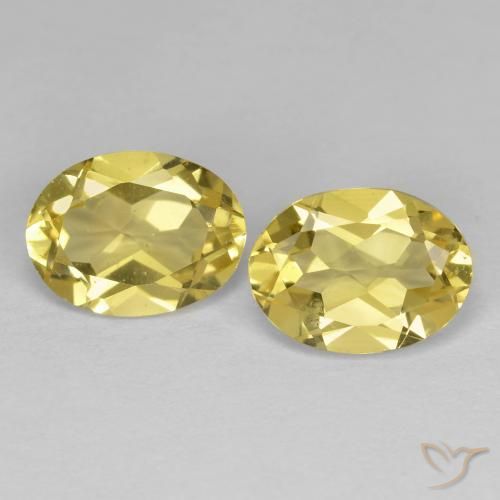 2.43ctw Natürlicher Toskana Gelb Goldener Beryll, Oval, VS