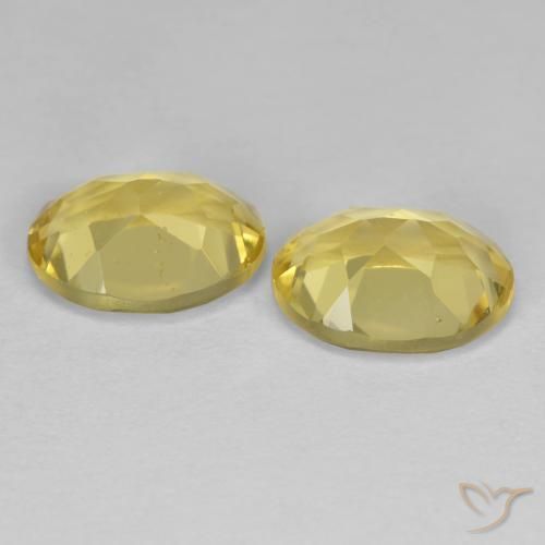 2.43 ct natürliche Toskana Gelb Goldener Beryll-Edelsteine, Oval, VS