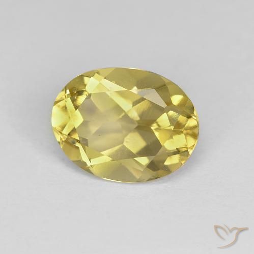 9,17 ctw natürlicher Helles Gold-Gelb Goldener Beryll, Oval, VS