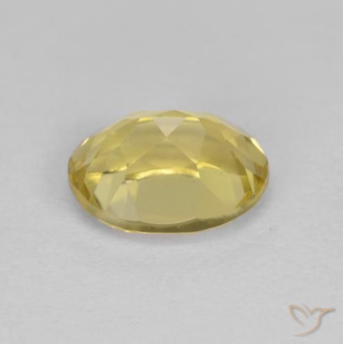 9,17 ctw natürlicher Senfgelb Goldener Beryll, Oval, VVS-VS