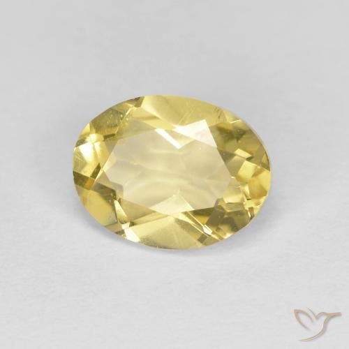 9,17 ctw natürlicher Hell Gold Goldener Beryll, Oval, VS